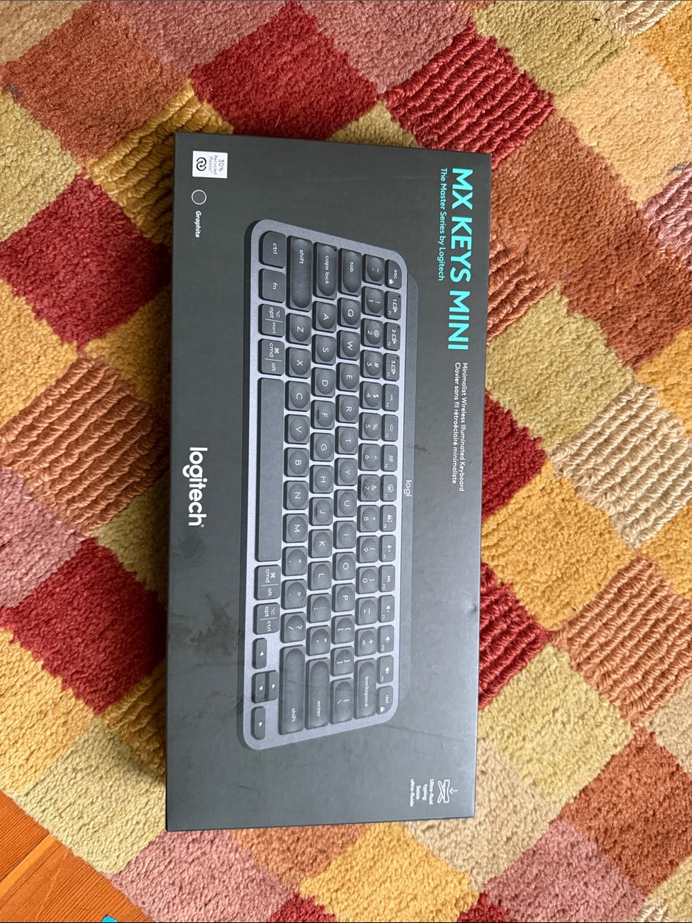 Logitech MX Keys Mini Wireless Keyboard - Graphite/Black